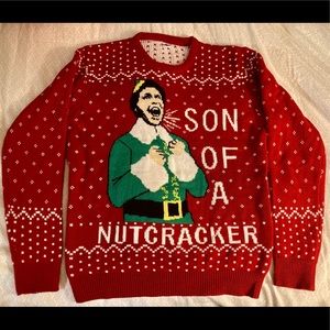 Ugly Christmas Sweater - ELF Son of a Nutcracker